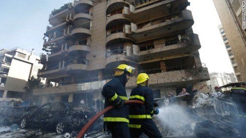 伊朗大使馆遇袭致23人死使馆大门被炸掉(图)