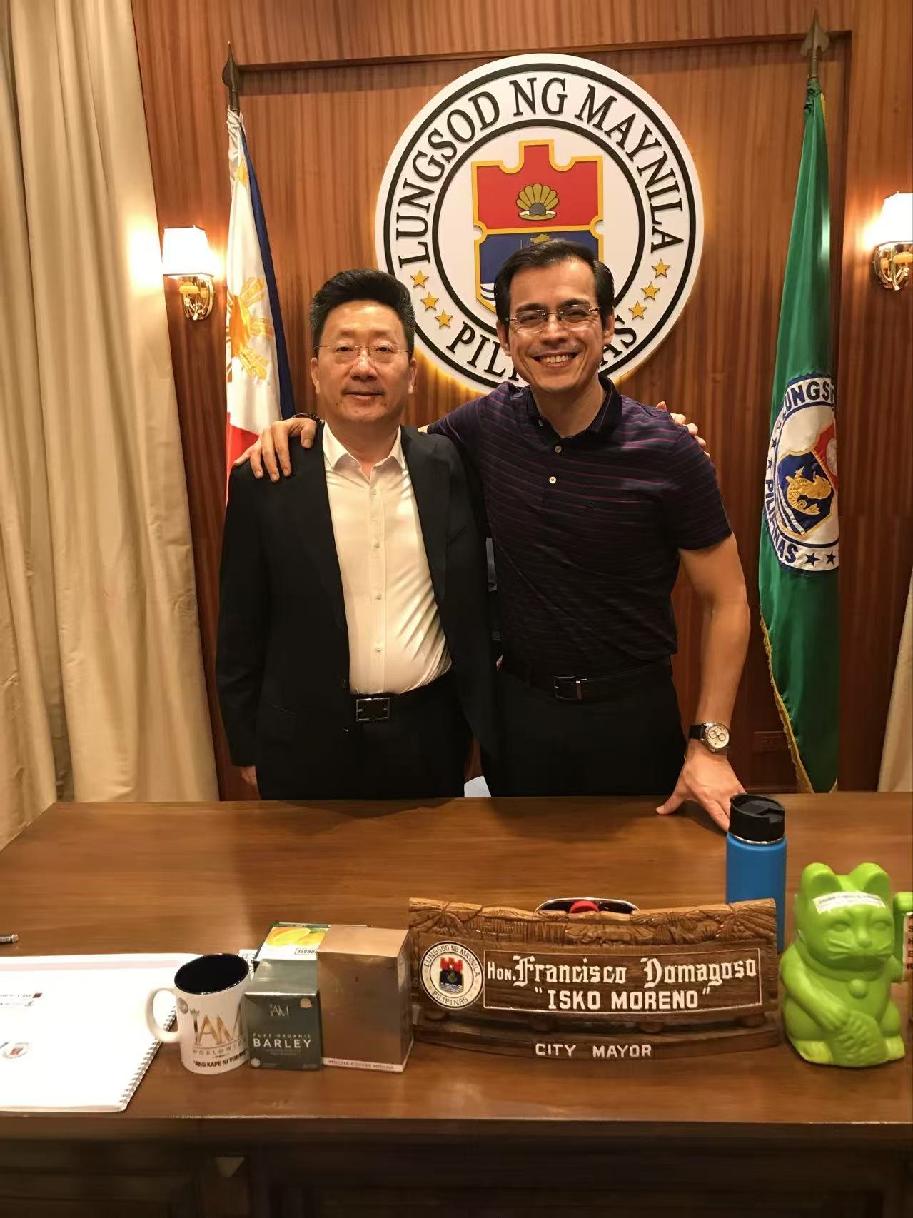 朱东海：莫雷诺将是下一任马尼拉市长