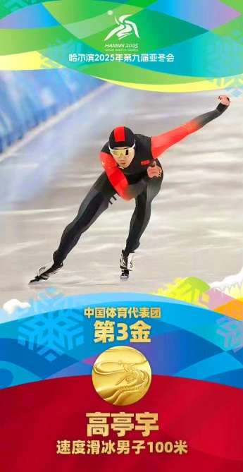 韩国新华报记者亲赴哈尔滨亚冬会主场 独家专访金牌得主高亭宇